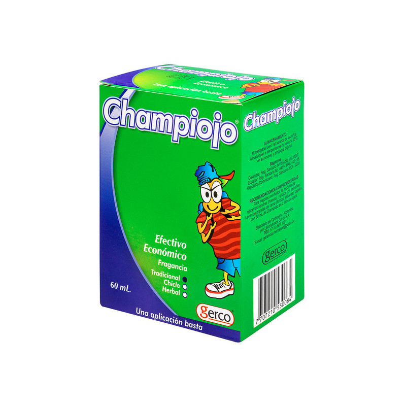 CHA.CHAMPIOJO 60 ML TRADICIONAL PEINE
