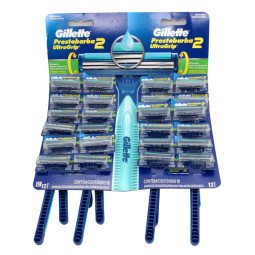 MAQ.PRESTOBARBA U.GRIP C.MOV.24 UND VERD