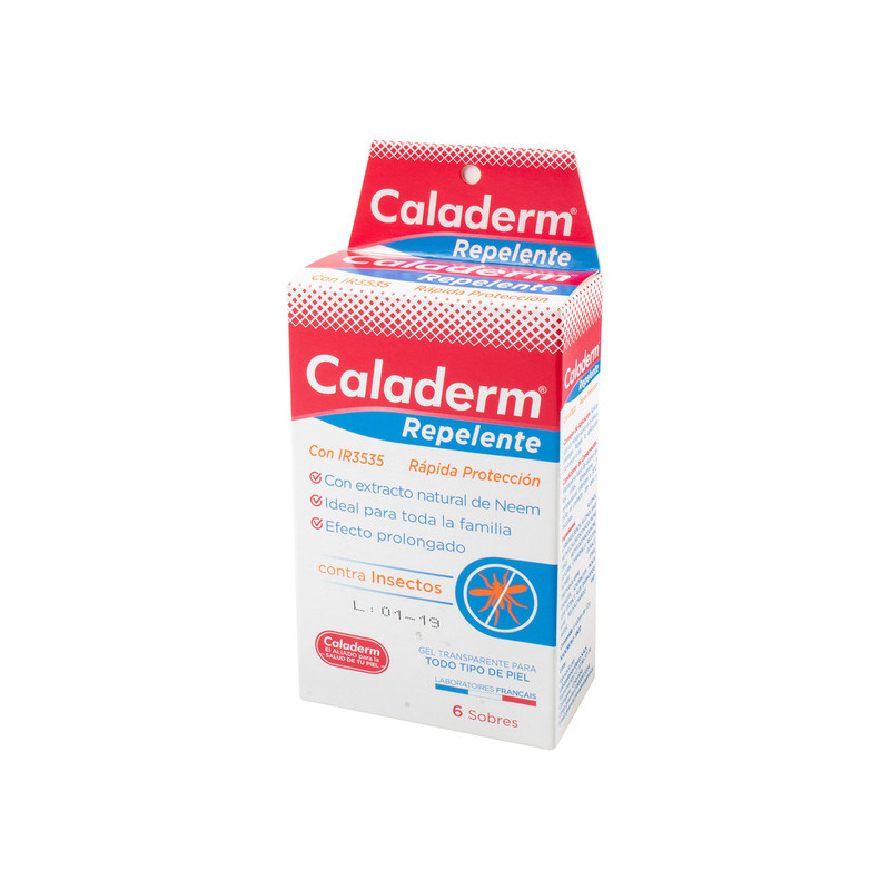 CALADERM REPELENTE DISPLAY  6 SOBRES