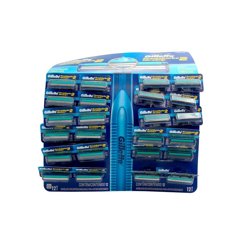 MAQ.PRESTOBARBA U.GRIP 24 UND AZUL