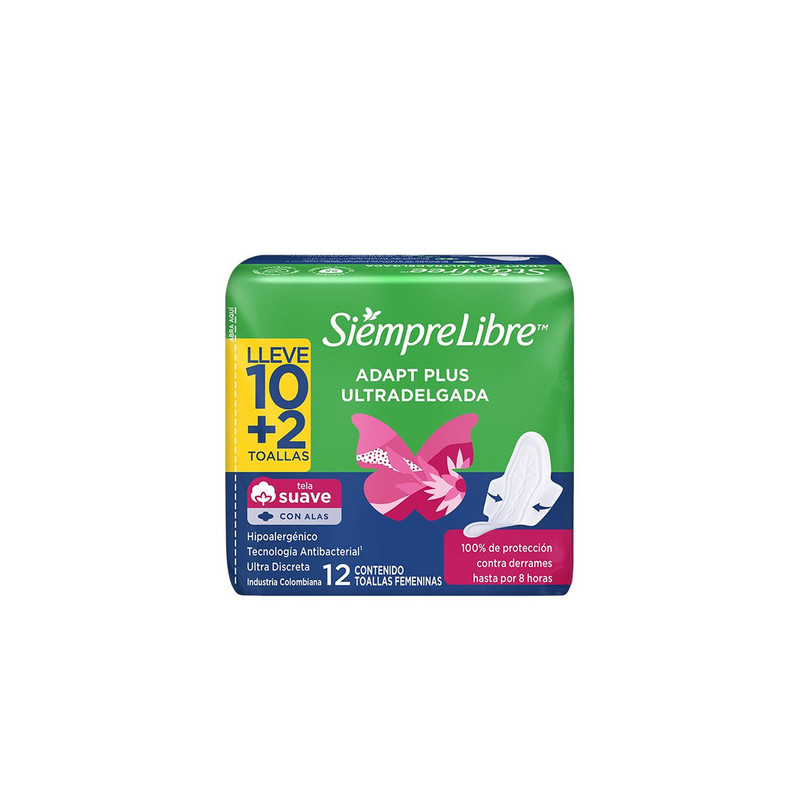 TOA.STAYFREE ULTRADELGADA VERDE LLE 10 2