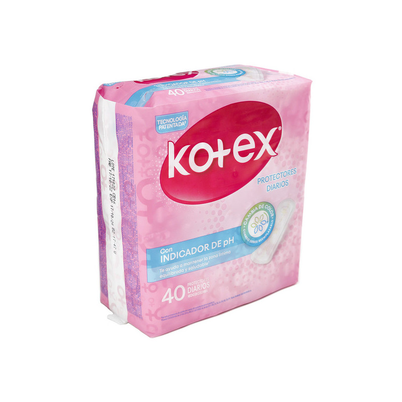 PROT.DIARIOS KOTEX INDICADOR PH 40 UNDS