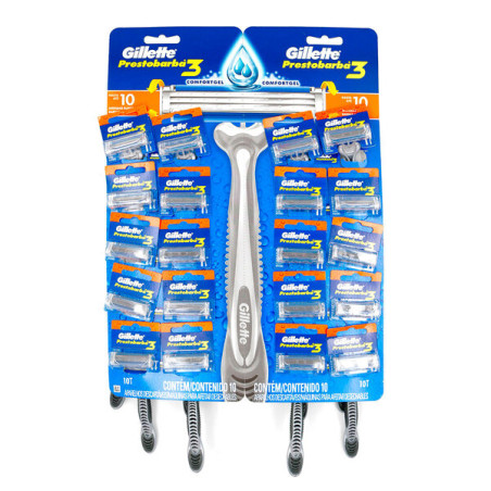 MAQ.PRESTOBARBA GILLETTE 3 20 UND