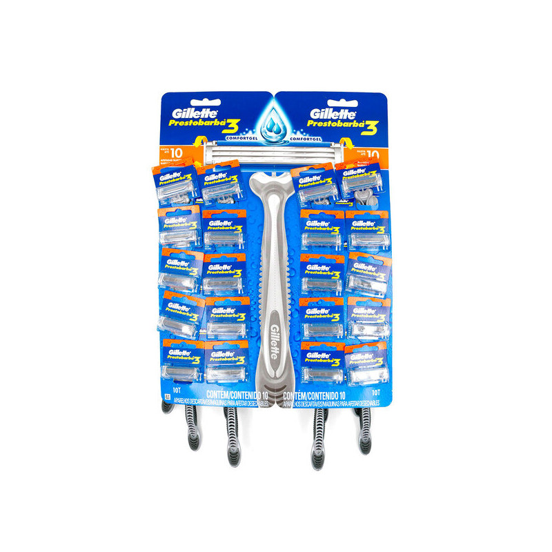MAQ.PRESTOBARBA GILLETTE 3 20 UND