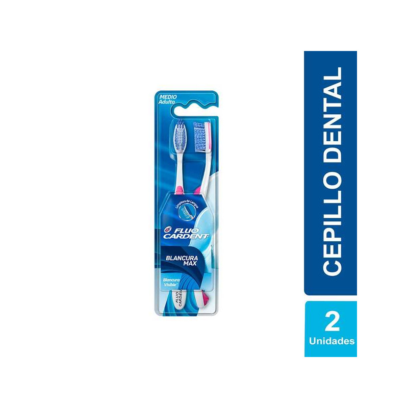 2 CEPILLO FLUOC.BLANCURA MAX PACK                 