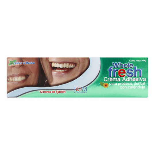 ( ) CRE.ADH WHOLEFRESH MENTA 40 GR ICOM