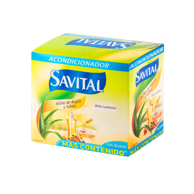 ACOND.SAVITAL ARGAN SABILA 22 ML 20 SBS