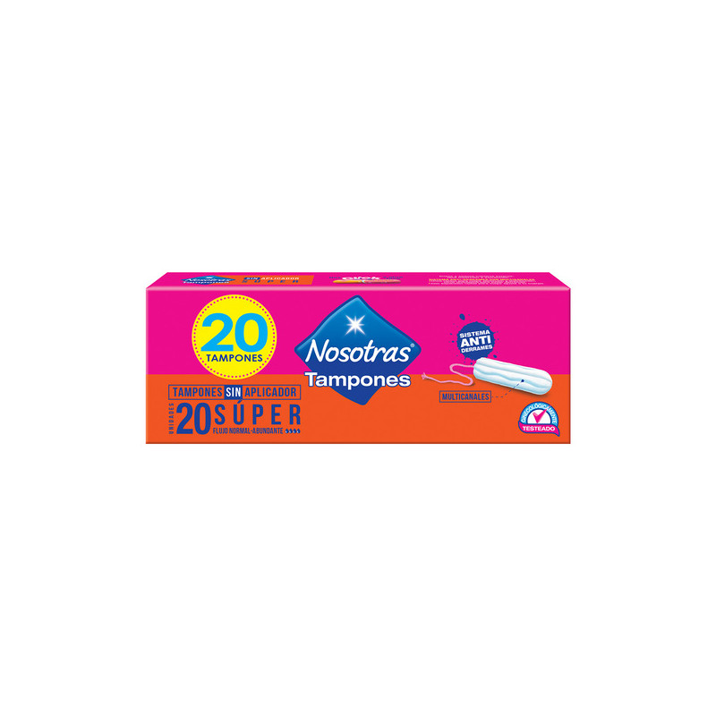 TAMPON NOSOTRAS DIGITAL SUPER 20 UND