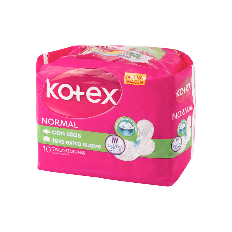 TOA.KOTEX NORMAL TELA 10 UND