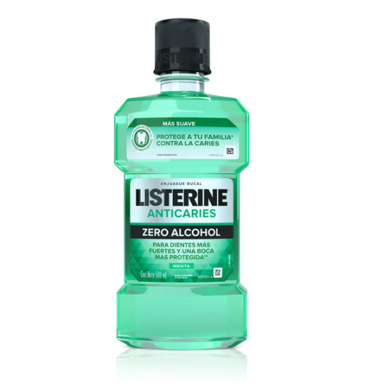 LISTERINE ANTICARIES ZERO 500 ML