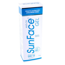 SUNFACE GEL SPF50 TUBO COLAPSIBLE 70 GR