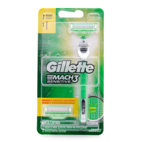 MAQUINA MACH 3 ACQUA GRIP SENSITIV 2 REP