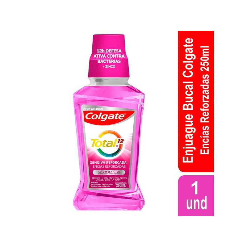 ENJUAGUE COLGATE TOT. 12 ENC. REFO 250ML