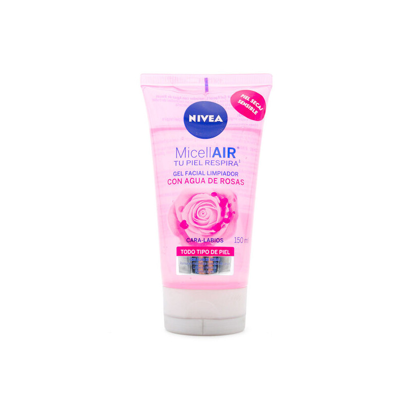 GEL NIVEA FACIAL MICELLAIR ROSAS 150 ML