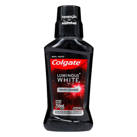 ENJ.COLGATE LUMINOUS WHITE CARBON 250 ML