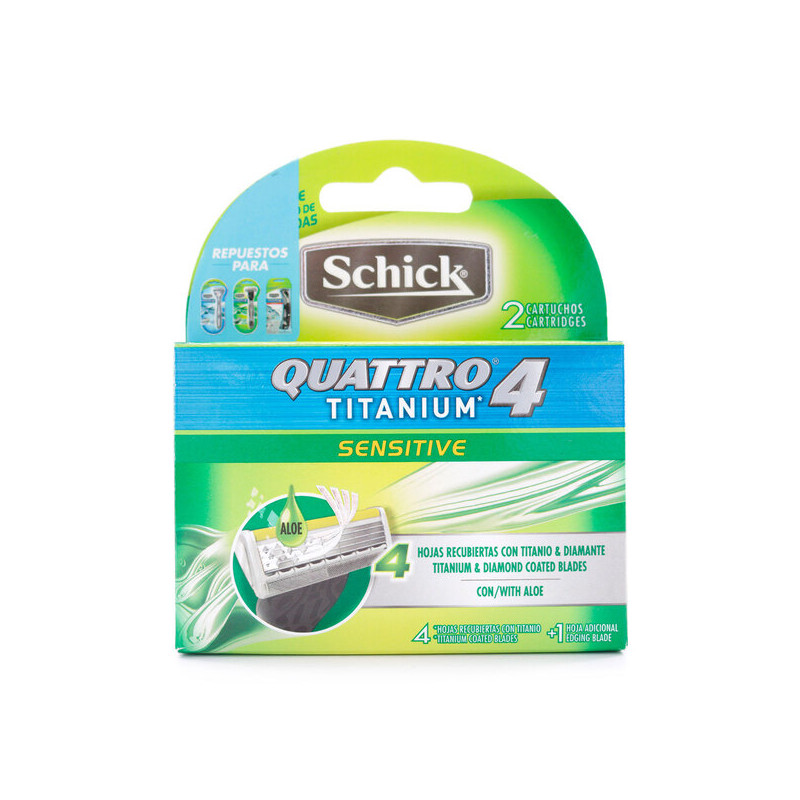 REP.SCHICK 4 QUATTRO TITANIUM 2 UND