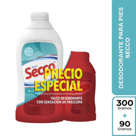 TALCO SECCO 300 GR 90 GR P.E