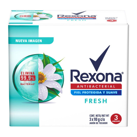 3 JAB.REXONA ANTIBACTERIAL FRESH 110 G            