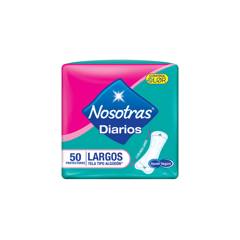 PROT.NOSOTRAS DIARIOS LARGOS 50 UND