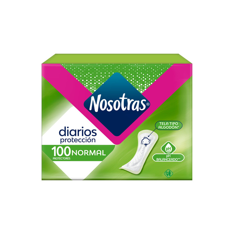 PROTECTOR NOSOTRAS DIARIOS NORMAL 100UND
