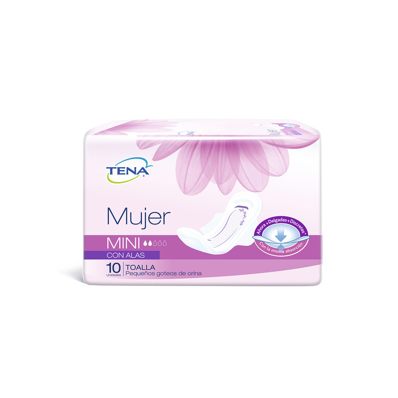 TOA.TENA MUJER MINI ALAS 10 UND