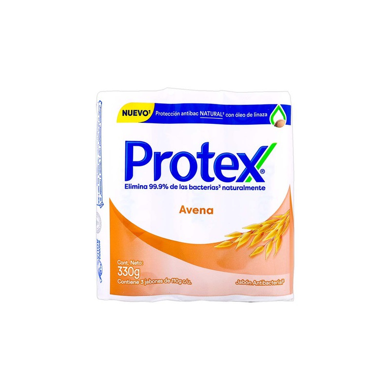 3 JAB.PROTEX ANTIBAC.AVENA 110 GR