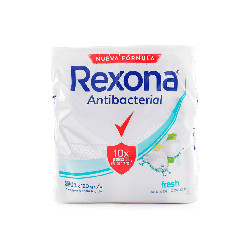 3 JAB.REXONA ANTIBACTERIAL FRESH 120 GR