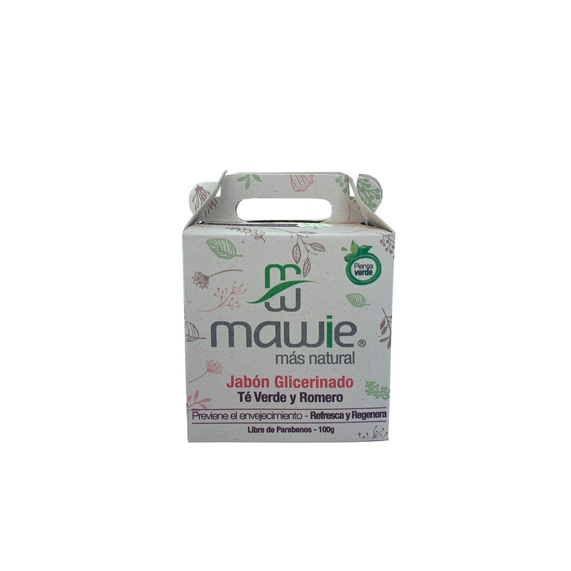 JABON MAWIE TE VERDE ROMERO 100 GR