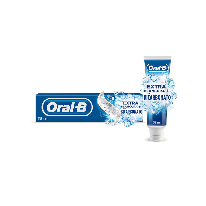 ORAL-B CREMA DENTAL BICARBONATO 58 ML