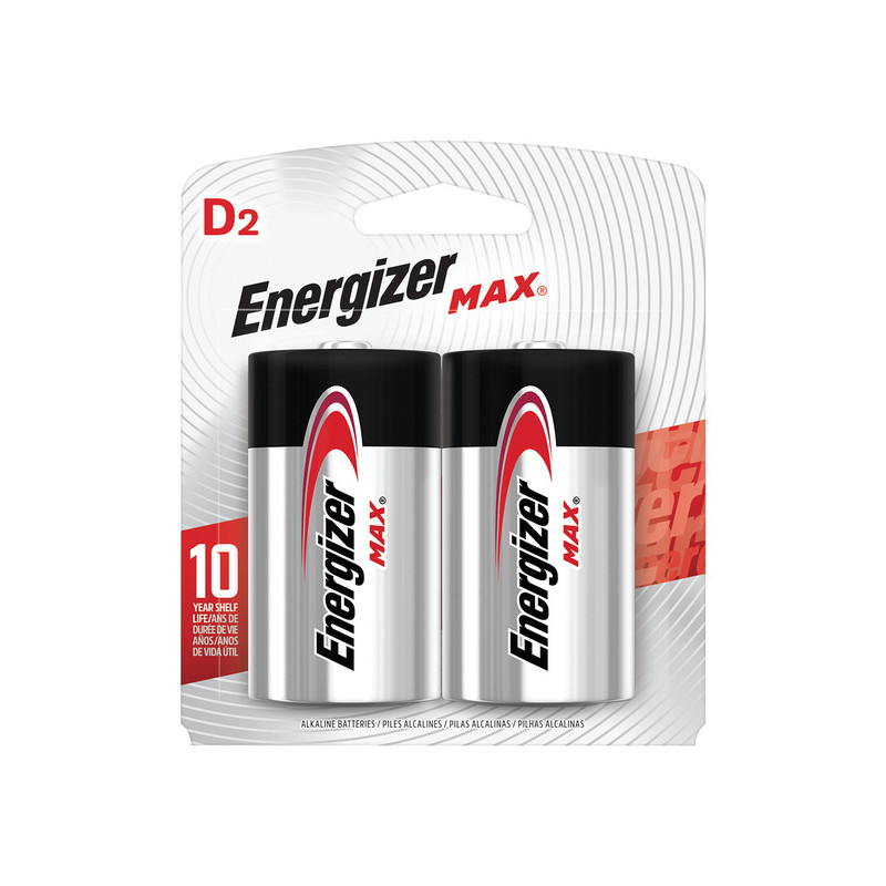 PILA ENERGIZER MAX ALKALINA GDE.2 UND