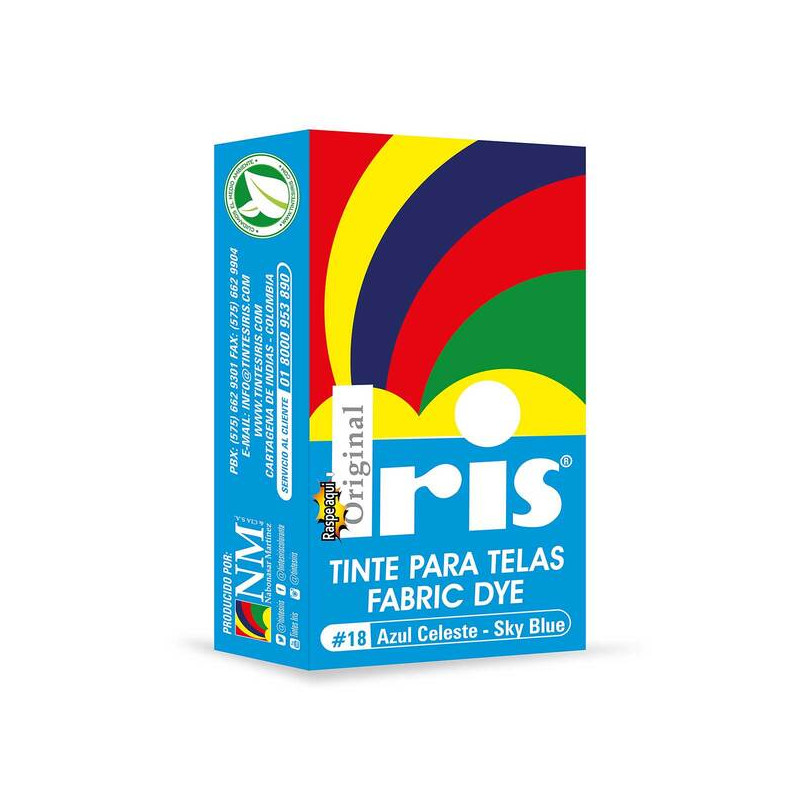 TINTE IRIS 18 AZUL CELESTE 9 GR