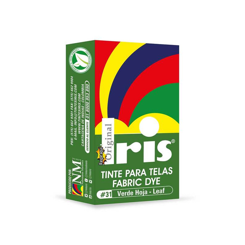TINTE IRIS 31 VERDE HOJA 9 GR
