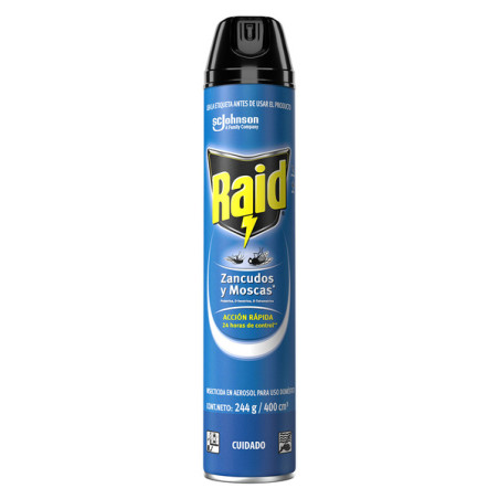 RAID SPRAY ZANCUDOS Y MOSCAS 400 ML