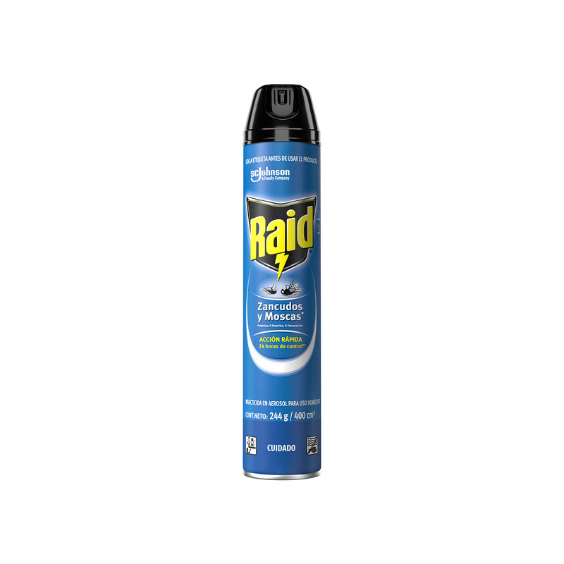 RAID SPRAY ZANCUDOS Y MOSCAS 400 ML