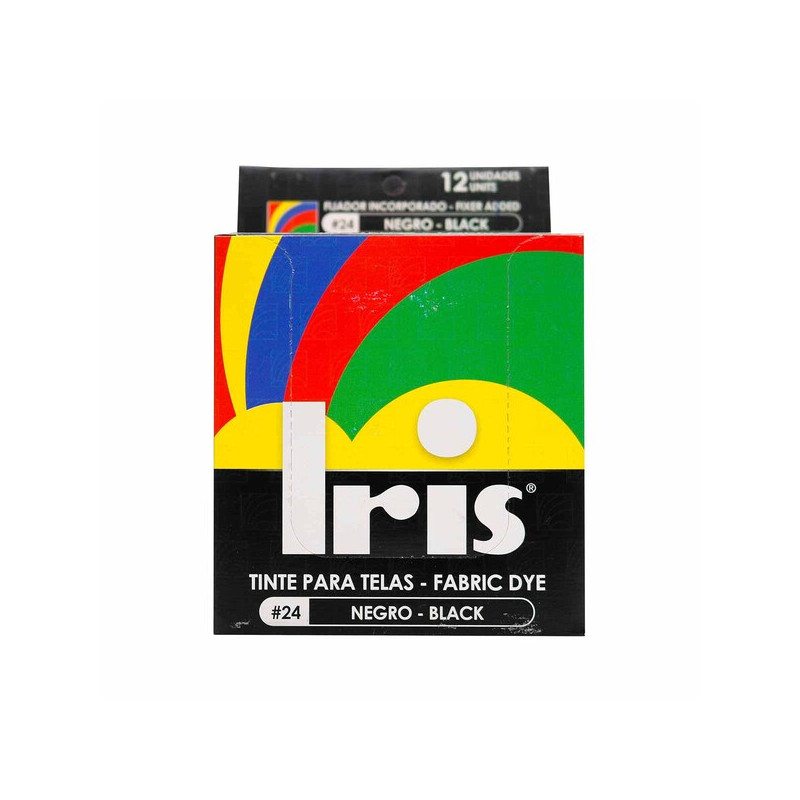 TINTE IRIS 24 NEGRO 9 GR 12 UND