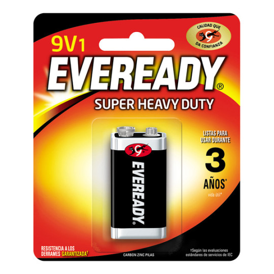PILA EVEREADY CUADRADA