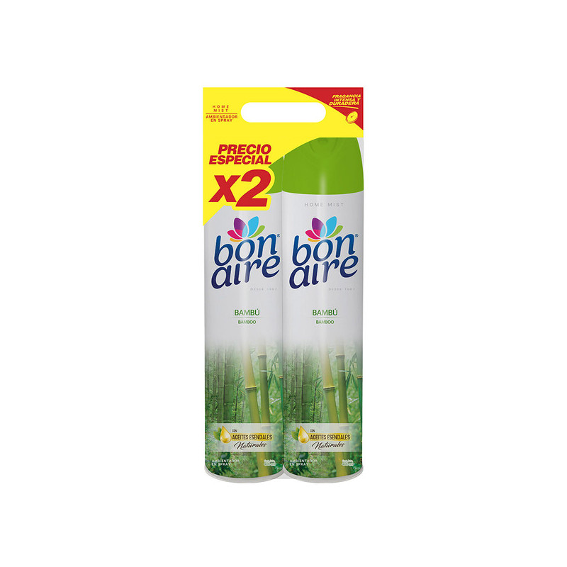 2 AMBIENT.BONAIRE SPRAY BAMBU 400 ML P.E