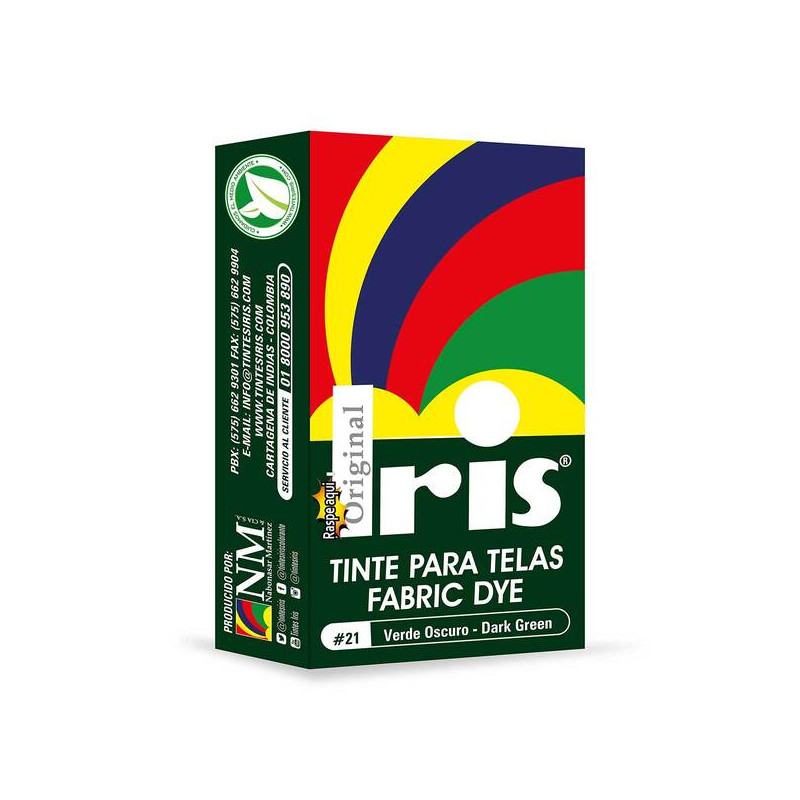 TINTE IRIS 21 VERDE OSCURO 9 GR