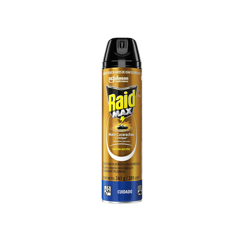 RAID MAX MATA CUCAR.Y CHIRIPAS 285 ML