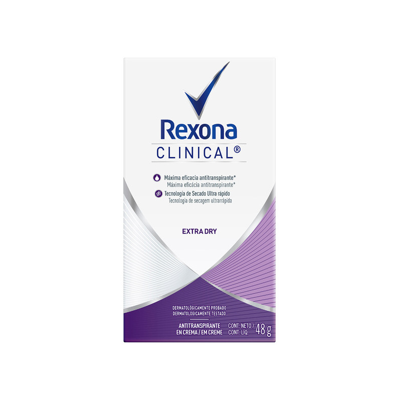 DTE.REXONA CLINI SOLID EXTRA DRY 48 GR M