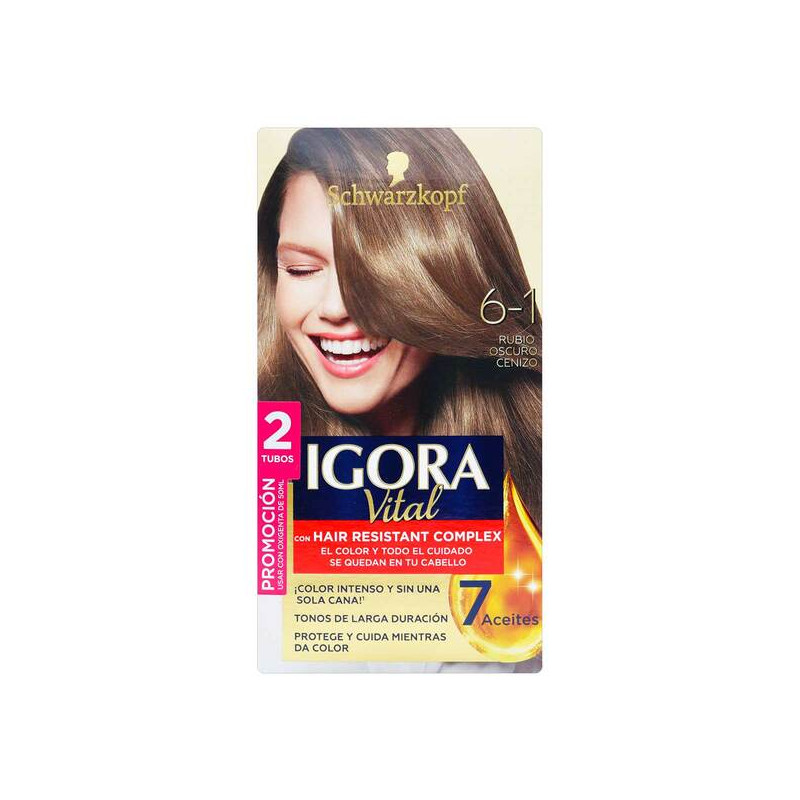 IGORA VITAL D.TUBO 6-1 RUB.OSCURO CENIZO