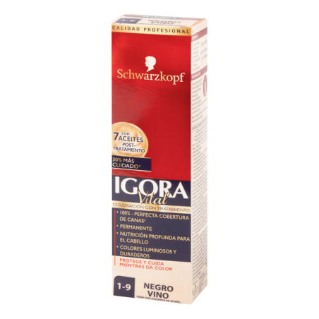 IGORA VITAL TUBO 1-9 NEGRO VINO