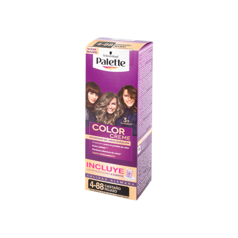 PALETTE CREM TUBO 4-88 CASTANO ROJIZO
