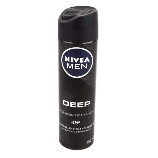 DTE.NIVEA MEN DEEP AEROSOL 150 ML