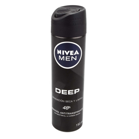 DTE.NIVEA MEN DEEP AEROSOL 150 ML