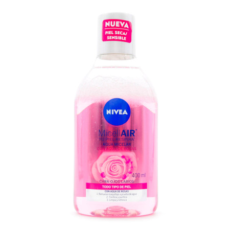 AGUA MICELAR  NIVEA FACIAL ROSAS 400ML