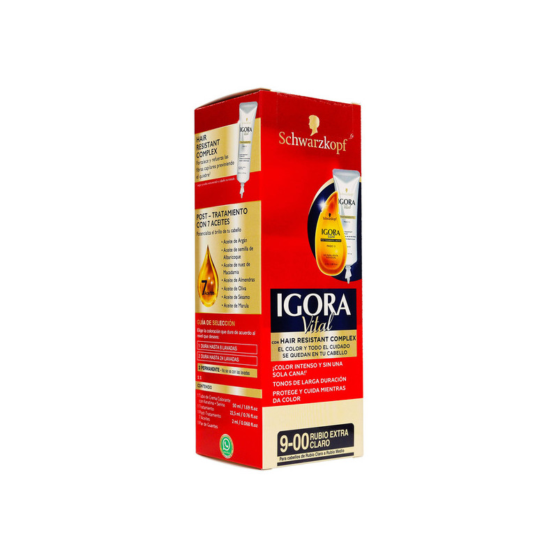 IGORA VITAL TUBO 9-00 RUBIO EXTRA CLARO