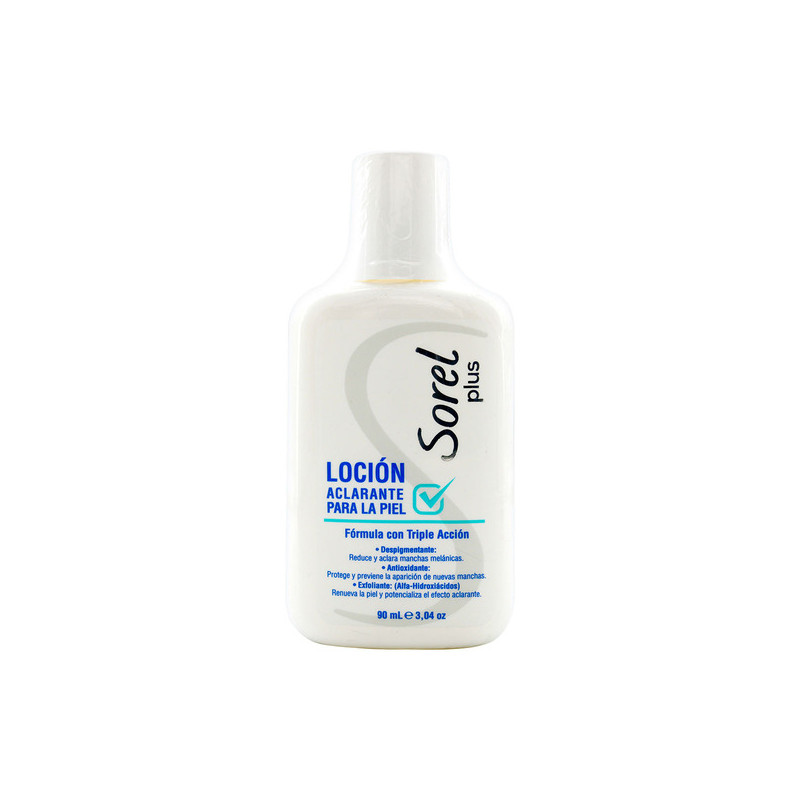 LOCION SOREL PLUS ACLARANTE 90 ML