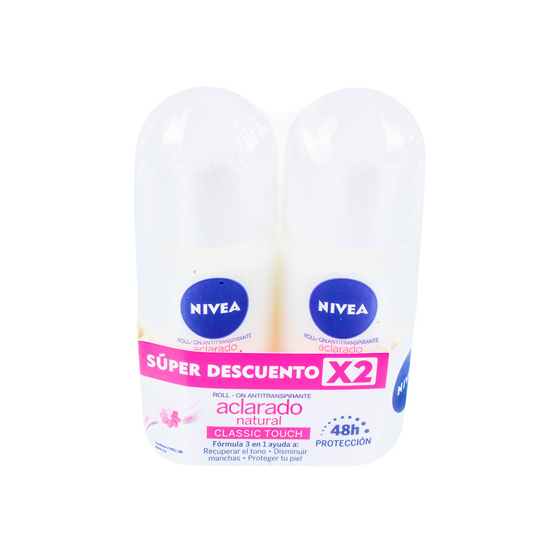 2.DTE NIVEA ROL.TONO NAT.50 ML M SUP.DTO