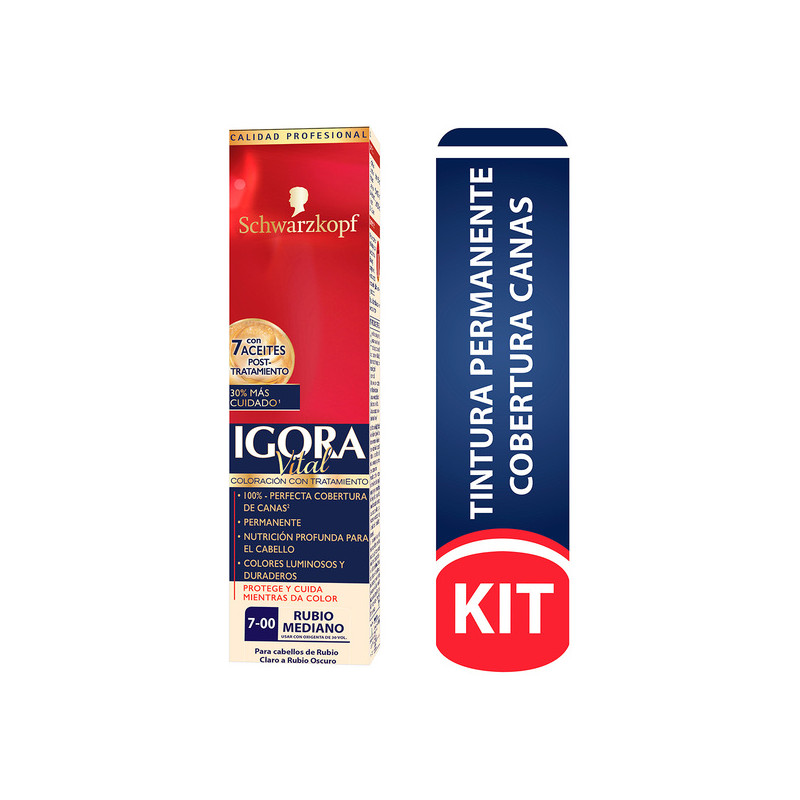 IGORA VITAL TUBO 7-00 RUBIO MEDIANO